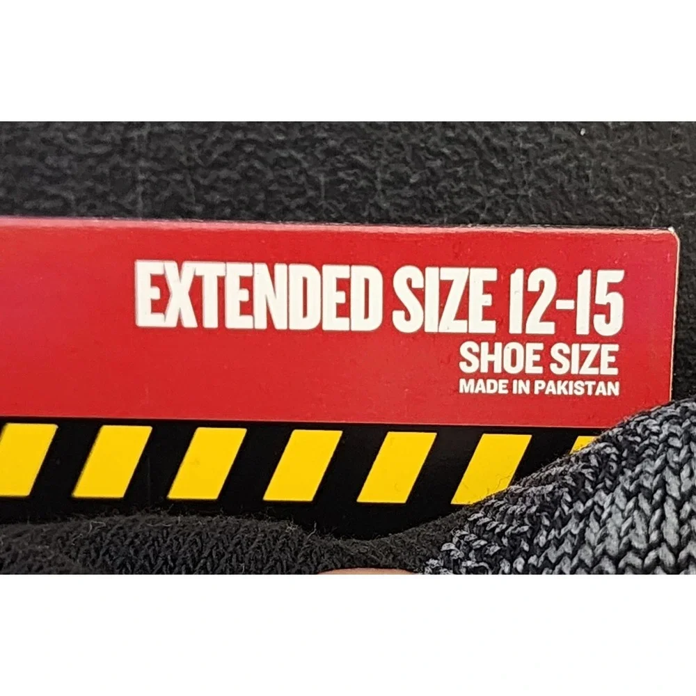 Dickies Size 12-15 Big and Tall Mens Dri Tech Crew Work Cushion Socks 6 Pairs
